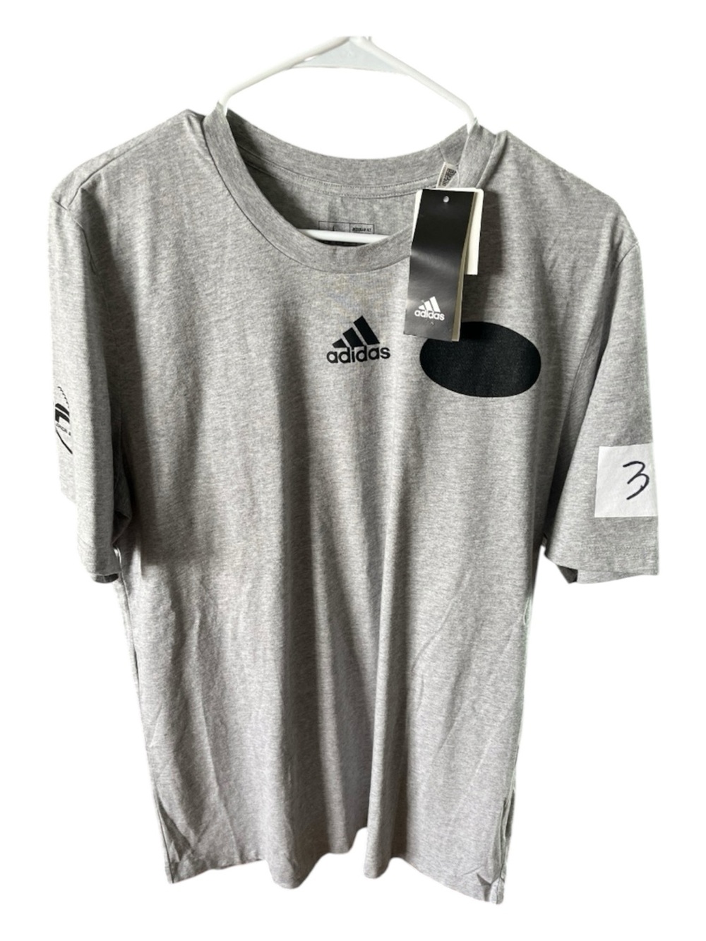 NWT Adidas Z.N.E. Graphic Heavyweight Cotton Gray Tee Shirt - Men’s L